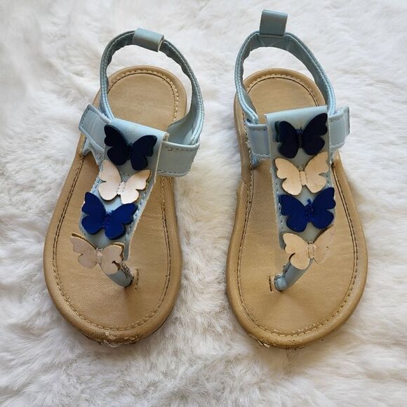 Toddler girl rising star blue sandals - Picture 2 of 8